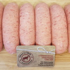 Hand-made traditional fat pork sausages (6)