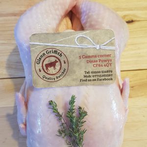 Whole fresh free-range chicken