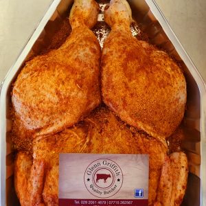 Oven ready spatchcock chicken